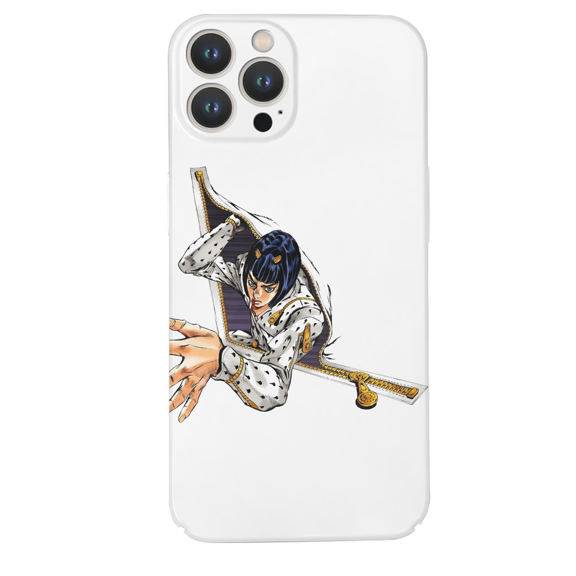 （画像用） ジョジョの奇妙な冒険 ブローノ?ブチャラティ JoJo's Bizarre Adventure Bruno Bucciarati 【iPhone 14シリーズ対応】ハードケース